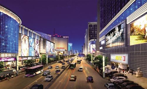 紡正街、紡西街街景亮化項目